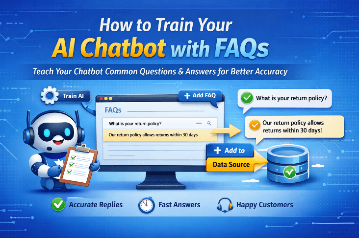 How to Train Your AI Chatbot with FAQs in ReComAI