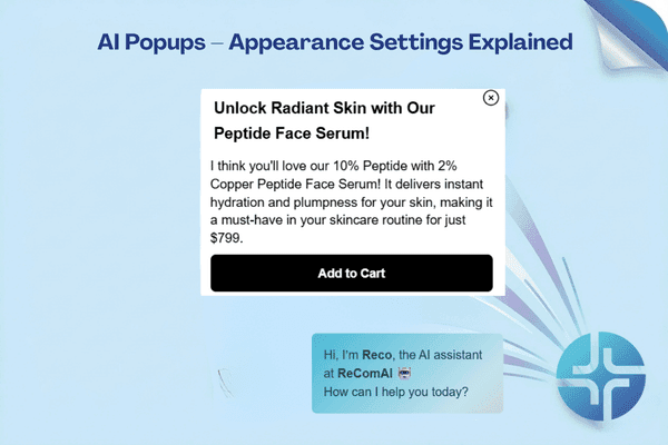 AI Popups – Appearance Settings Explained
