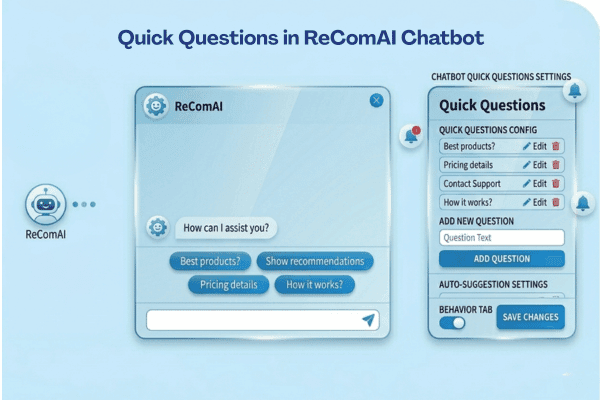 Quick Questions in ReComAI Chatbot