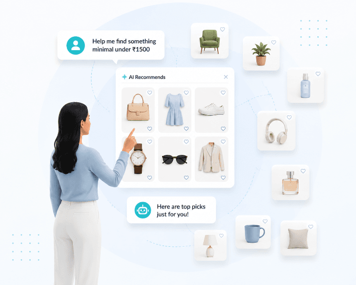 ReComAI — AI-Powered eCommerce Personalization Platform Illustration